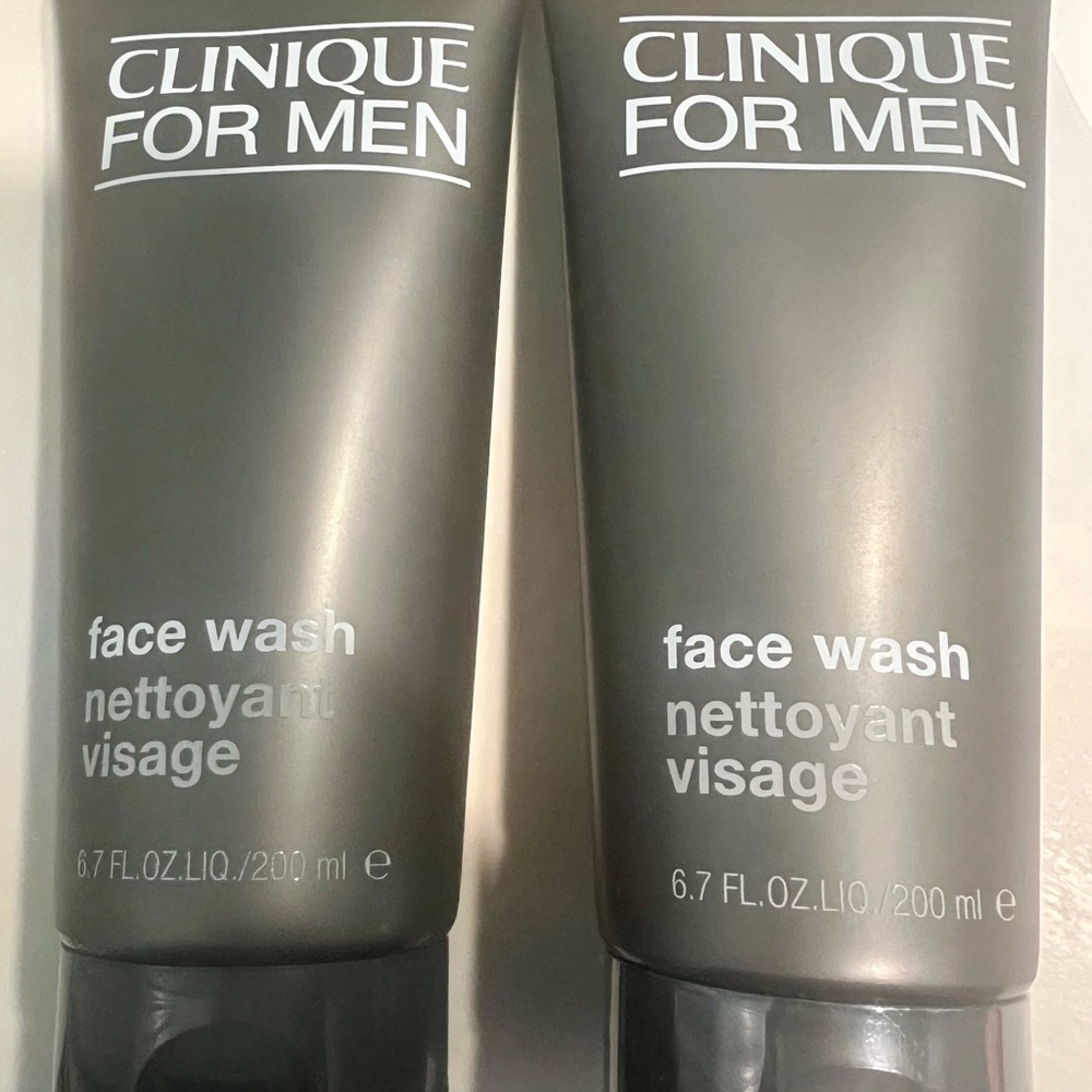 Clinique For Men Face Wash - For Normal to Dry Skin (2 x 6.7 Oz.)